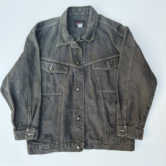 Men's Y2K Gray Denim Jacket